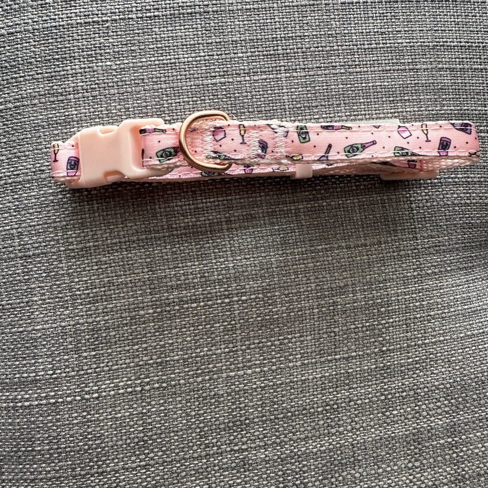 Pink Champagne Dog Collar